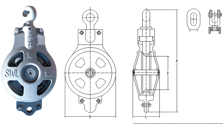 Offshore 系列船舶码头滑轮组
