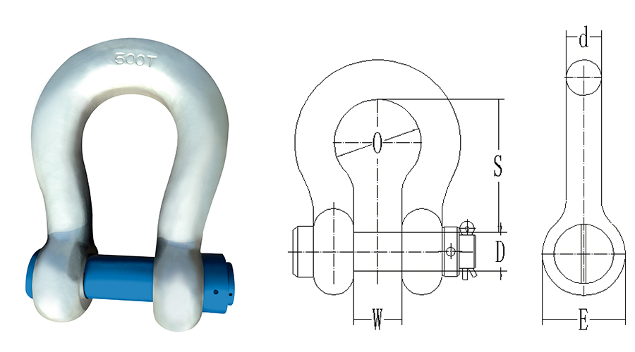 大吨位美标卸扣
