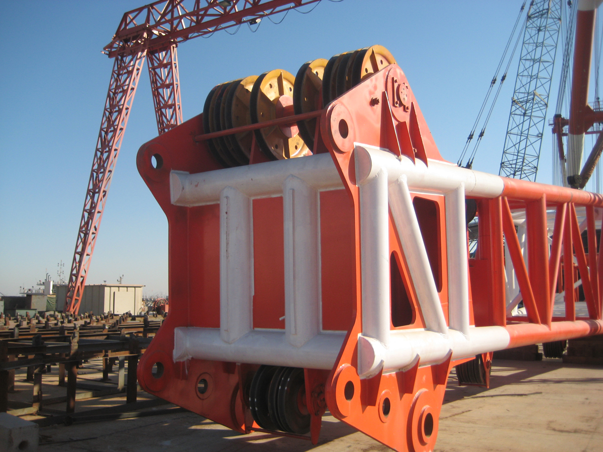 胜利油田902铺管船整套起重系统