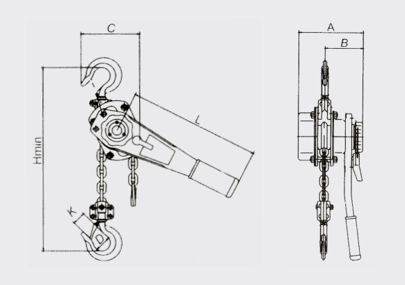 HSH-T622型手板葫芦