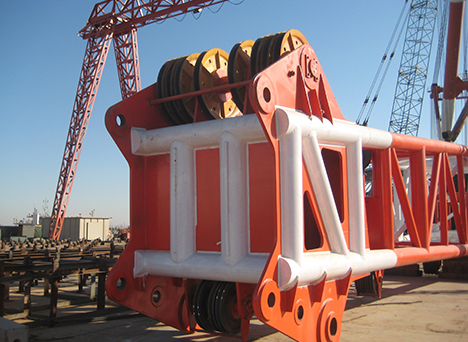 胜利油田902铺管船整套起重系统