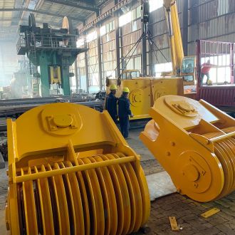 沉放泊提升系统滑轮组